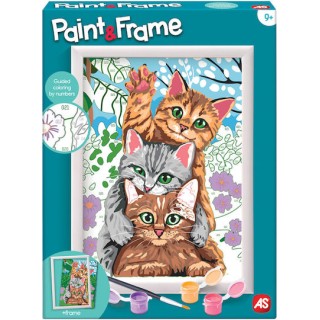 AS Company  Paint & Frame Ζωγραφίζω με Αριθμούς Funny Kitties (1038-41010)