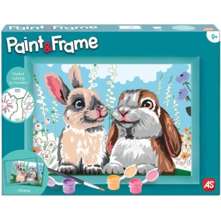 AS Company  Paint & Frame Ζωγραφίζω με Αριθμούς Cute Bunnies (1038-41011)