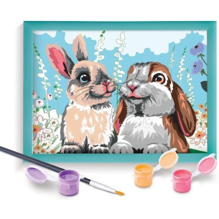 AS Company  Paint & Frame Ζωγραφίζω με Αριθμούς Cute Bunnies (1038-41011)