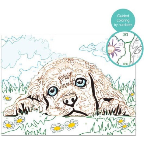 AS Company Paint & Frame Ζωγραφίζω με ΑριθμούςLoving Puppy (1038-41012) AS Company Paint & Frame Ζωγραφίζω με ΑριθμούςLoving Puppy (1038-41012)