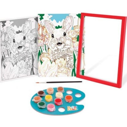 AS Company  Paint & Frame Ζωγραφίζω με Αριθμούς Cheerful Bunny (1038-41027)