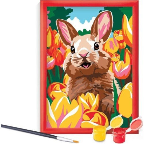 AS Company  Paint & Frame Ζωγραφίζω με Αριθμούς Cheerful Bunny (1038-41027)