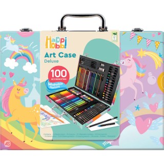 As Κασετίνα Ζωγραφικής Deluxe 100 Αξεσουάρ Μονόκερος ΕΝ (1038-820528)