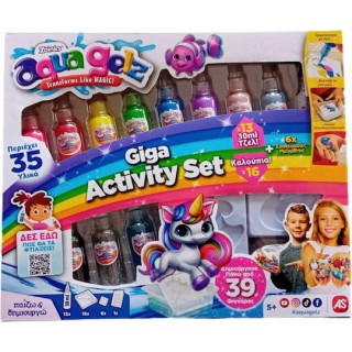 AS Εργαστήριο Ζουληχτές Φιγούρες Aqua Gelz Giga Activity set 1080-88995