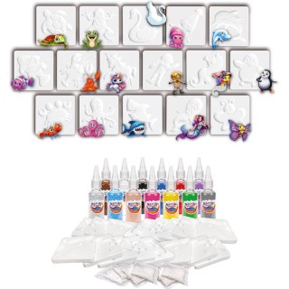 AS Εργαστήριο Ζουληχτές Φιγούρες Aqua Gelz Giga Activity set 1080-88995