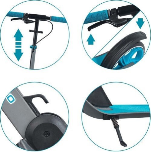 AS Παιδικό Πατίνι Αναδιπλούμενο Shoko Bw 200 Δίτροχο για 8+ Ετών Μπλε