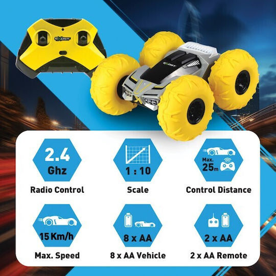 AS Tornado Τηλεκατευθυνόμενο Αυτοκίνητο Stunt Κίτρινο