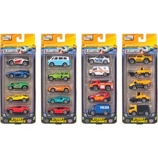 As company Teamsterz Street Machines Με 5 Αυτοκινητάκια Die-Cast 7535-16212