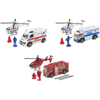 AS Σετ με Ελικόπτερο Teamsterz Άμεση Επέμβαση για 3+ Ετών (Διάφορα Σχέδια) 