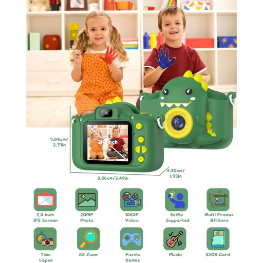 Gofunly Κάμερα/Παιχνίδι για παιδιά 1080P 32GB