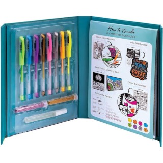 HappiHobbi Art Journal Fluo Στυλό Για 9+ Χρονών (1038-11040)