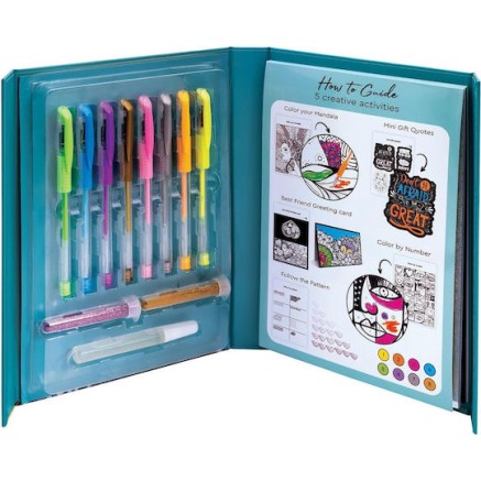 HappiHobbi Art Journal Fluo Στυλό Για 9+ Χρονών (1038-11040)