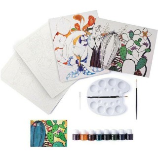 AS Ζωγραφική Νερομπογιές Λουλούδια για Παιδιά 8+ Ετών