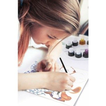 AS Ζωγραφική Νερομπογιές Λουλούδια για Παιδιά 8+ Ετών