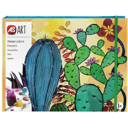 AS Ζωγραφική Νερομπογιές Λουλούδια για Παιδιά 8+ Ετών AS Ζωγραφική Νερομπογιές Λουλούδια για Παιδιά 8+ Ετών