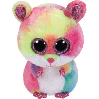 TY Beanie Boos Rodney Χνουδωτό Χάμστερ Πολύχρωμο 23εκ