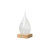Source Storm Glass Teardrop Συσκευή Καιρού Μορφή Σταγόνας Διακοσμητική Βάση