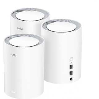 Cudy M1800 v1 WiFi Mesh Network Access Point Wi-Fi 6 Dual Band (2.4 & 5GHz) σε Τριπλό Kit