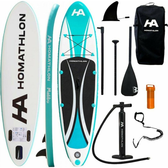 Homathlon Malibu Φουσκωτή Σανίδα SUP με Μήκος 3.05m Πολύχρωμη