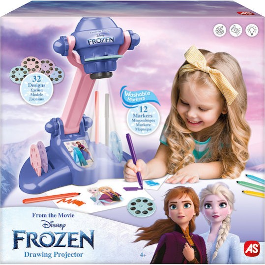 AS Προτζέκτορας Ζωγραφικής Frozen για Παιδιά 4+ Ετών 1028-54002