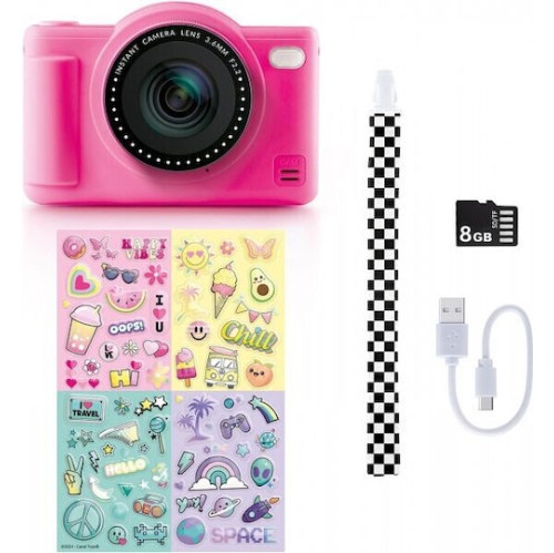 AS Photo Creator Compact Φωτογραφική Μηχανή 32MP (Ροζ)