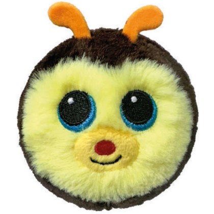 TY Beanie Bouncers Buzzy Χνουδωτό Μπαλάκι που Αναπηδάει Μελισσούλα Κίτρινη (1607-83003)