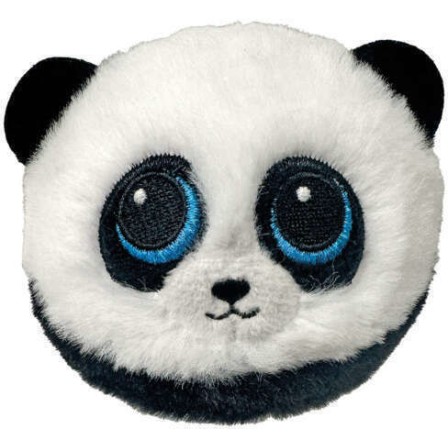 TY Beanie Bouncers Checkers Χνουδωτό Μπαλάκι που Αναπηδάει Πάντα Λευκό and Μαύρο 1607-83004