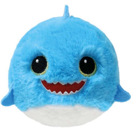 TY Beanie Bouncers Fins Χνουδωτό Μπαλάκι που Αναπηδάει Καρχαρίας Γαλάζιος 1607-83007