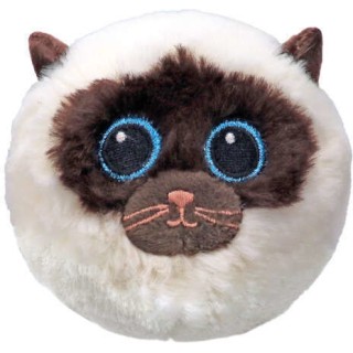 TY Beanie Bouncers Sammy Χνουδωτό Μπαλάκι που Αναπηδάει Γατούλα Σιάμ Λευκή 1607-83010 TY Beanie Bouncers Sammy Χνουδωτό Μπαλάκι που Αναπηδάει Γατούλα Σιάμ Λευκή 1607-83010