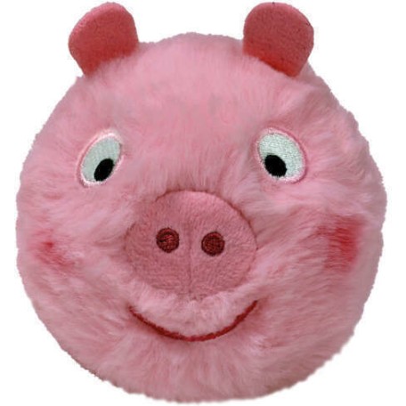 TY Beanie Bouncers Χνουδωτό Μπαλάκι που Αναπηδάει Peppa Pig Ροζ 1607-83038
