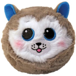 TY Beanie Bouncers Χνουδωτό Μπαλάκι που Αναπηδάει Slush Χάσκι Γκρι 1607-83063 TY Beanie Bouncers Χνουδωτό Μπαλάκι που Αναπηδάει Slush Χάσκι Γκρι 1607-83063