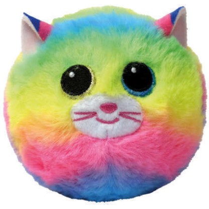 TY Beanie Bouncers Χνουδωτό Μπαλάκι που Αναπηδάει Gemma Γατούλα Πολύχρωμη 1607-83067