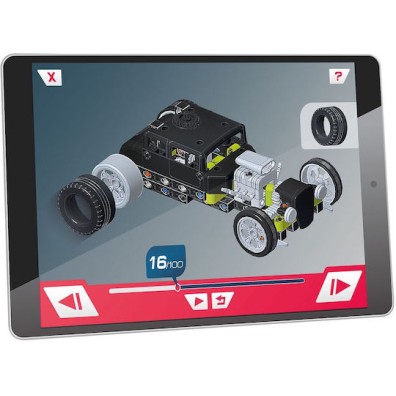 AS Clementoni Αγωνιστικό Αυτοκίνητο & Φορτηγό STEM Εκπαιδευτικό Παιχνίδι Μηχανικής Μαθαίνω & Δημιουργώ για 8+ Ετών