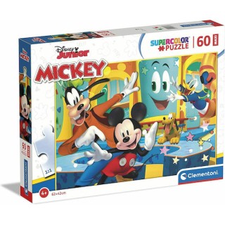 Clementoni Παιδικό Παζλ Maxi Super Color Mickey 60 τμχ 1200-26473