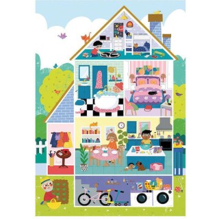 Clementoni Παιδικό Παζλ Maxi Supercolor Σπίτι Μου Σπιτάκι Μου 104 τμχ 1210-23775 Clementoni Παιδικό Παζλ Maxi Supercolor Σπίτι Μου Σπιτάκι Μου 104 τμχ 1210-23775