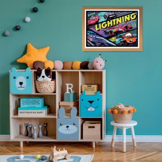 Clementoni Παιδικό Παζλ Glowing Lights Disney Cars Glow Racers 104 τμχ 1210-25758 Clementoni Παιδικό Παζλ Glowing Lights Disney Cars Glow Racers 104 τμχ 1210-25758