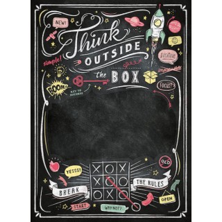 Clementoni Writable Black Board Puzzle - Think out of the Box (1000pcs) (1260-39468)