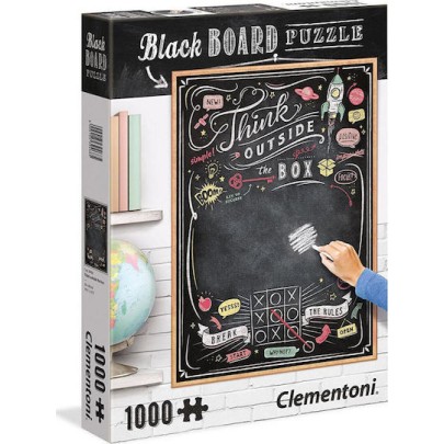Clementoni Writable Black Board Puzzle - Think out of the Box (1000pcs) (1260-39468)