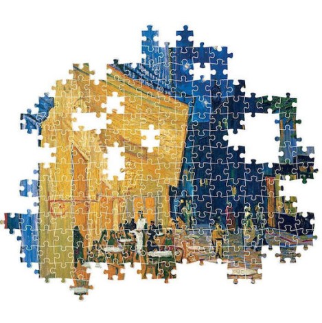 Clementoni Παζλ 1000 H.Q. Museum Van Gogh Καφέ Τη Νύχτα Compact Box - 1260-39969