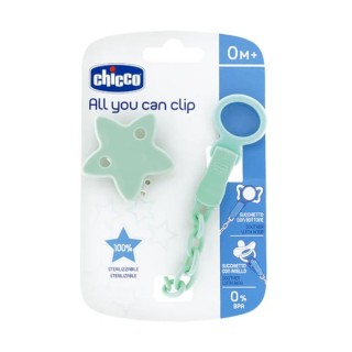 Chicco Κλιπ Πιπίλας Με Αλυσίδα Αστέρι 04084-30