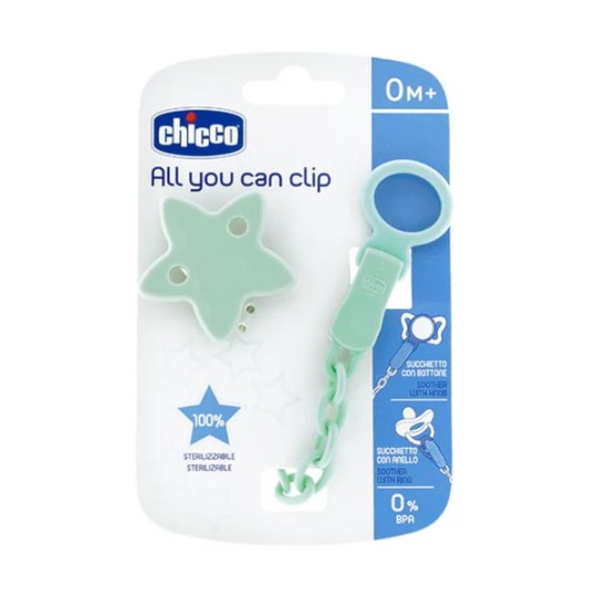 Chicco Κλιπ Πιπίλας Με Αλυσίδα Αστέρι 04084-30