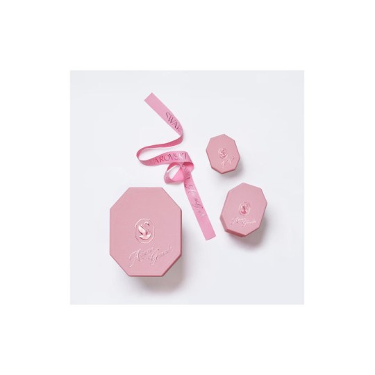 Swarovski Ariana Grande x Swarovski Stud Earrings Heart Rhodium Plated White 5720859