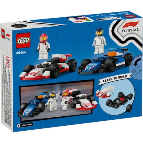 Lego City Formula 1 60464 F1® Williams Racing & Haas F1® Race Cars