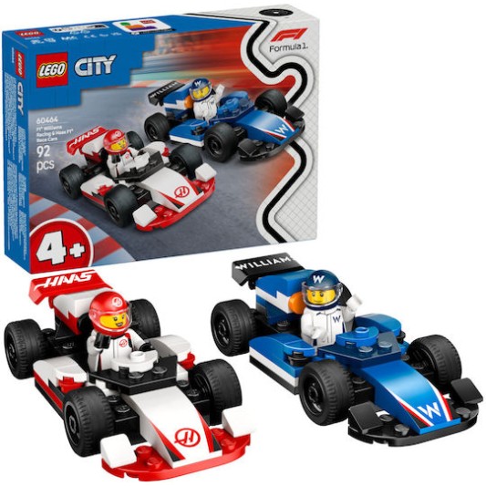 Lego City Formula 1 60464 F1® Williams Racing & Haas F1® Race Cars