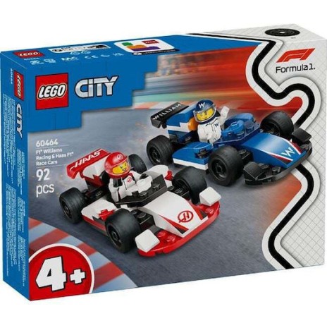 Lego City Formula 1 60464 F1® Williams Racing & Haas F1® Race Cars