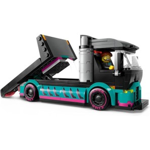 LEGO City: Race Car and Car Carrier Truck Building Toy (60406)
