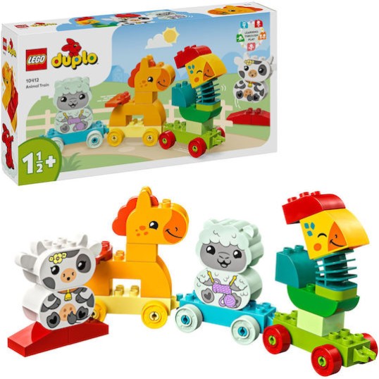 Lego Duplo Animal Train for 1.5+ Years 19pcs 10412
