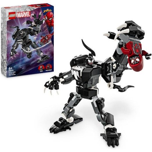 Lego Spider-Man Venom Mech Armor Vs Miles Morales for 6+ Years 76276