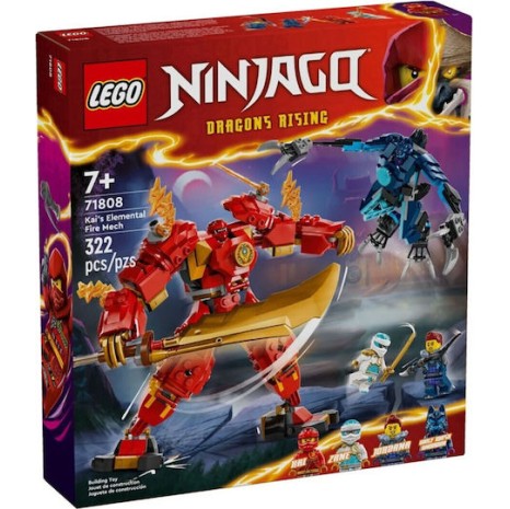 Lego Ninjago Kai's Elemental Fire Mech για 7+ ετών 71808