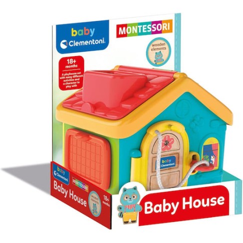 Clementoni Baby Βρεφικό Παιχνίδι Montessori - Baby House 1000-17857 Clementoni Baby Βρεφικό Παιχνίδι Montessori - Baby House 1000-17857